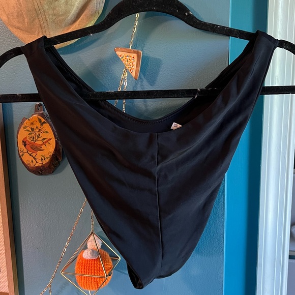 Aerie Cheeky Black Bikini bottoms - Picture 2 of 6